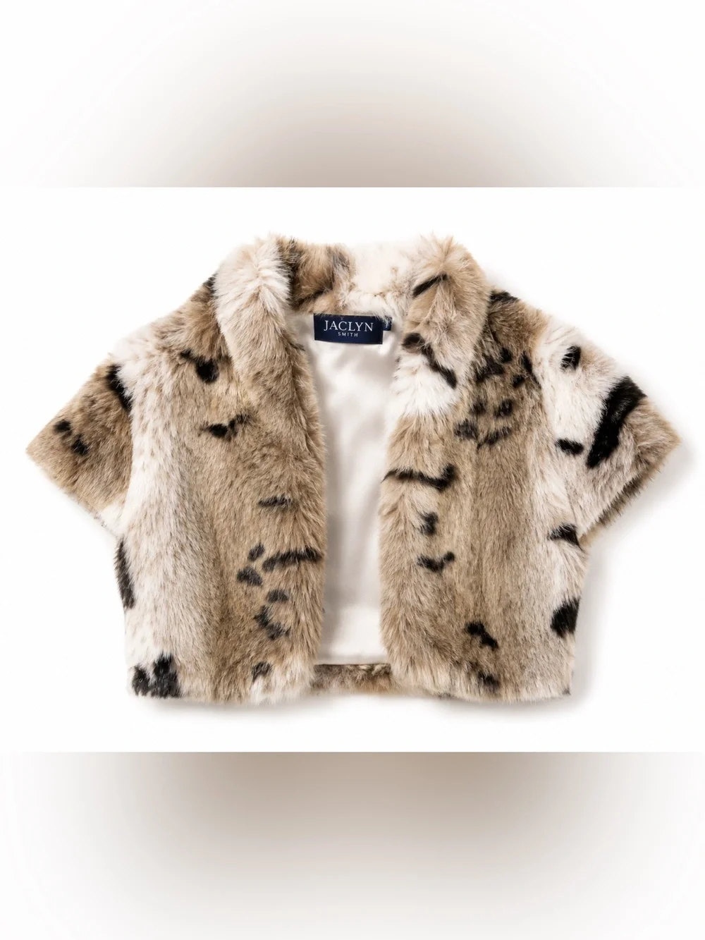 Children’s Place Faux Fur Cropped Jacket. Size 3t. Excellent Condition